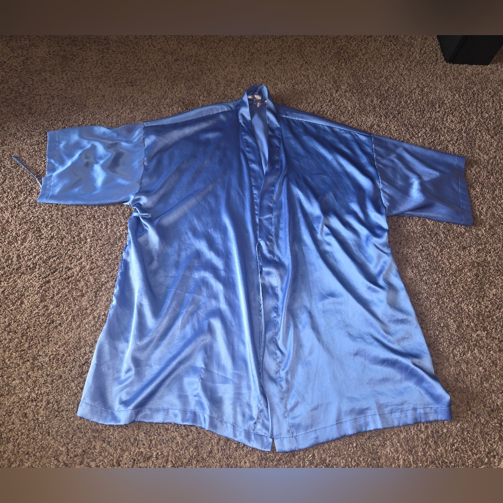 Blue Satin Victoria Secreat Robe